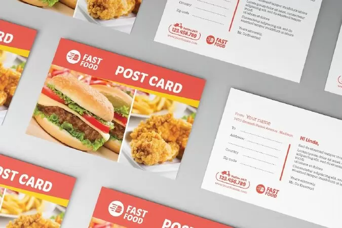 Restaurant/ Fast Food Set Templates