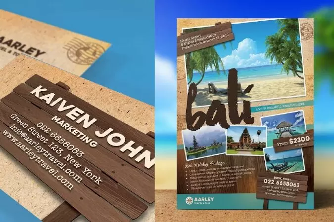 Travel Flyer + Business Card