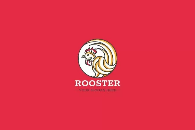Rooster Logo Template