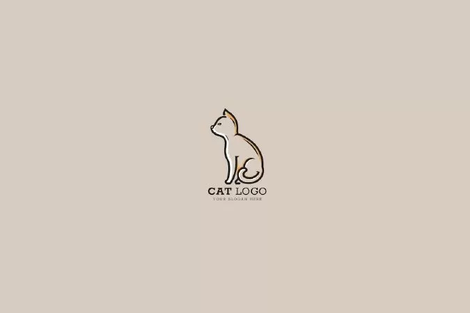 Cat Logo Template