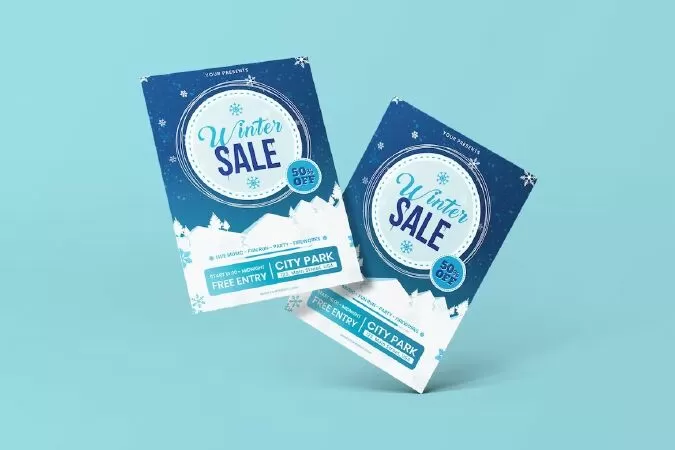 Winter Flyer Template