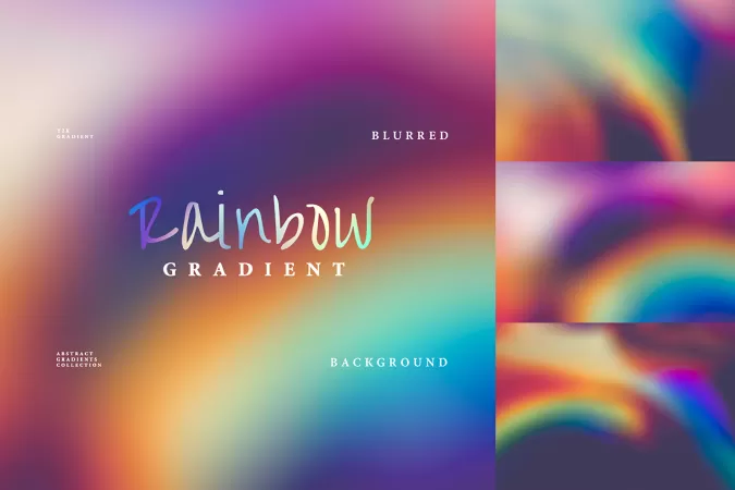 Rainbow Gradient Background