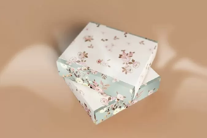Rectangular Stand Box Mockup With Label, Package Box Mockup, Packaging Mockup, Mockup PSD