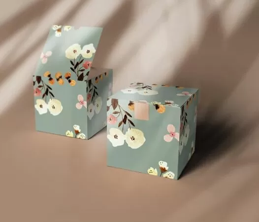 Gift Box Mockup 11, Square Box Mockup