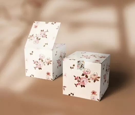 Gift Box Mockup, Square Box Mockup 09
