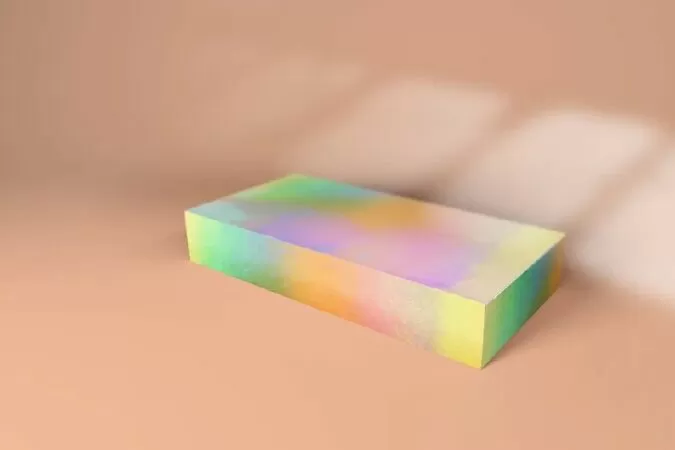 Slim Rectangular Box Mockup With Lid, Package Box Mockup, Packaging Mockup