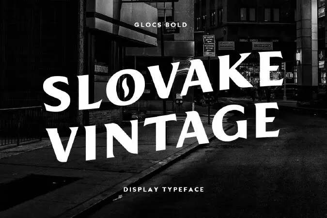 Glocs Vintage Font