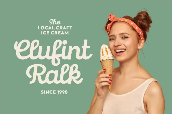 Vlated - Vintage Font