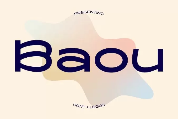 Baou Modern logo font