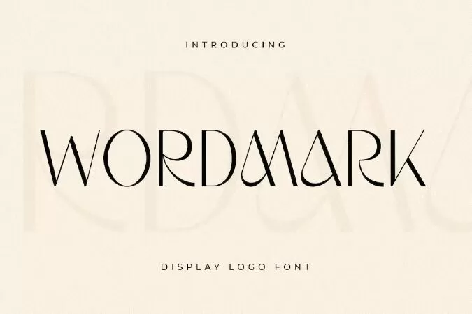 Wordmark - Display Logo Font
