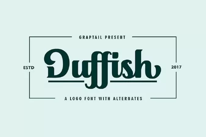 Duffish - Logo Font