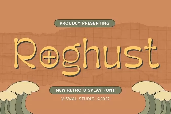 Roghust - Retro Font