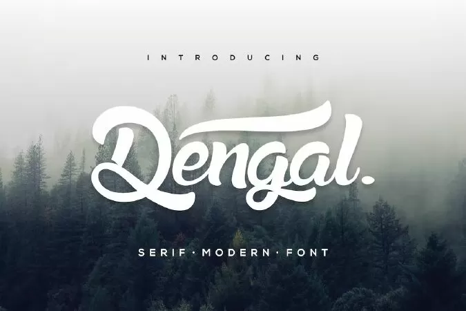 Dengal Modern Font
