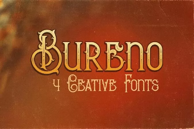 Bureno - Decorative Font