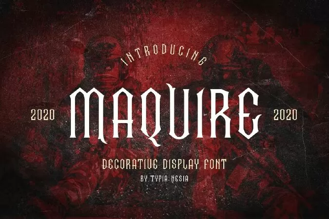 Maquire Decorative Font