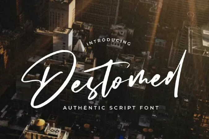 Destomed Handwritten Font