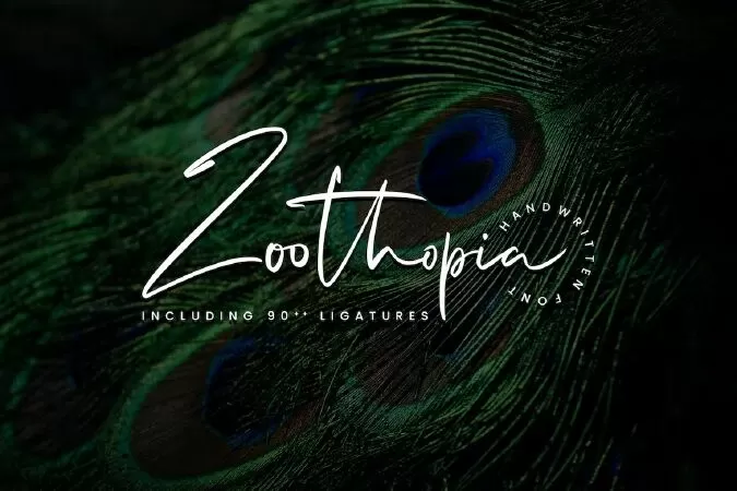 Zoothopia - Handwritten Font