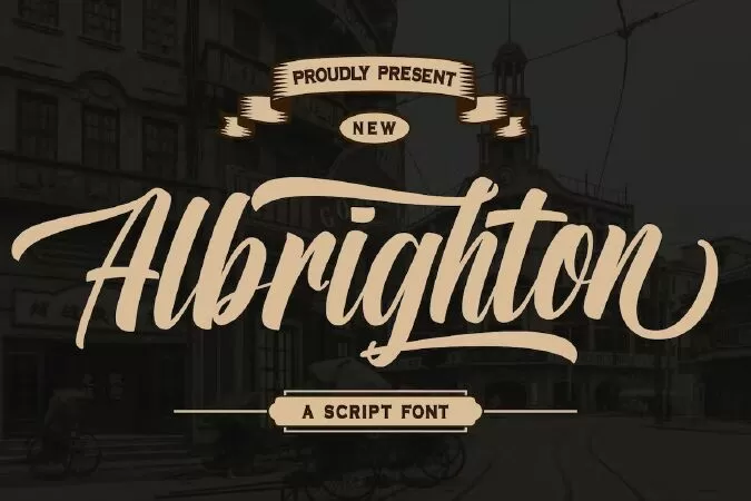 Albrighton - Script Font