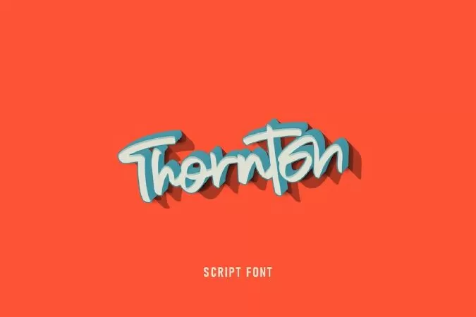 Thornton Script Font