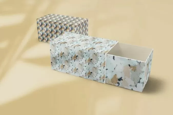 Horizontal Rectangular Prism Box Mockup, Package Box Mockup, Packaging Mockup