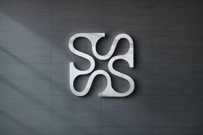 Wall Logo Mockup