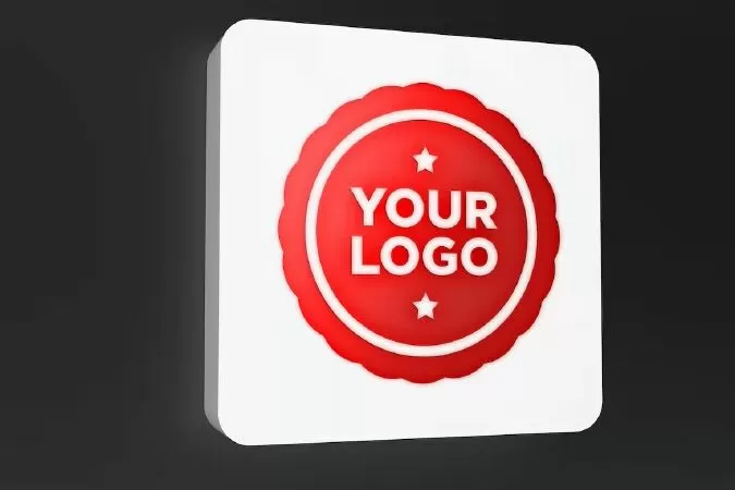 Office Company Logo Mockup 003