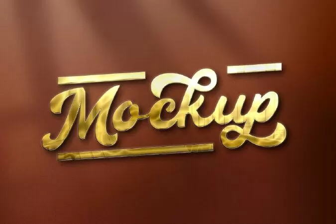 YDM Company Logo Mockup Front 3d Wall