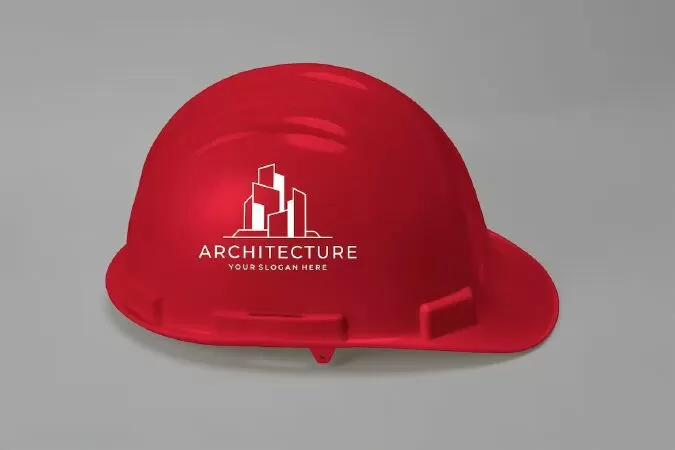 Construction Helmet Mockup 1