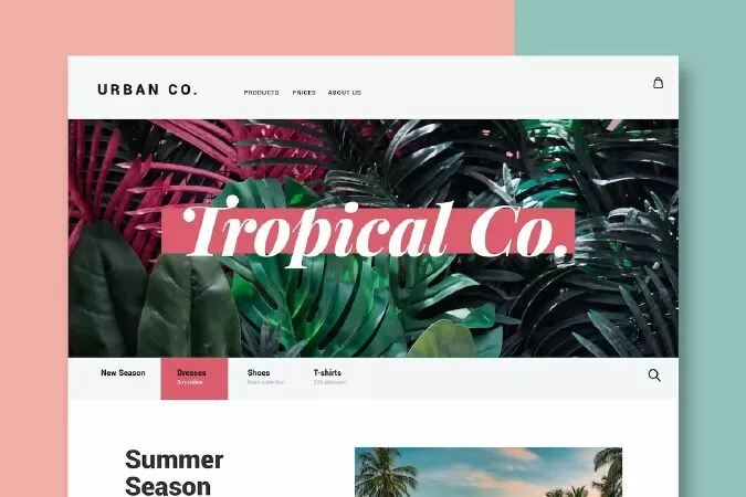 Urban Clothing - Website