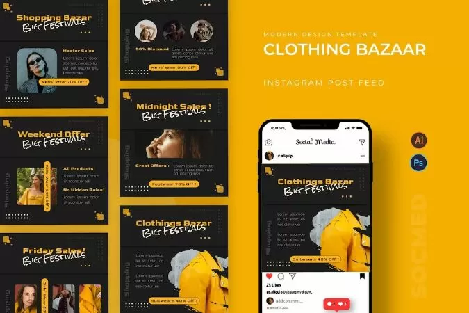 Clothing Bazaar Socmed Post