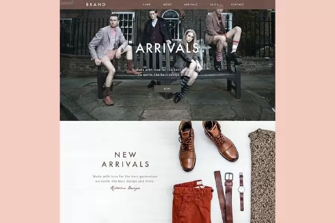 Clothing Brand Website