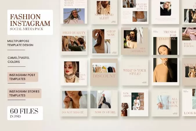 Brown Clothes Fashion Instagram Stories Feed Post