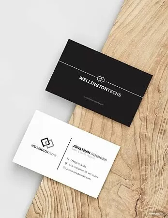 Blank Business Card Template