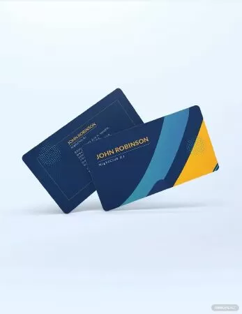 Free Creative DJ Business Card Template