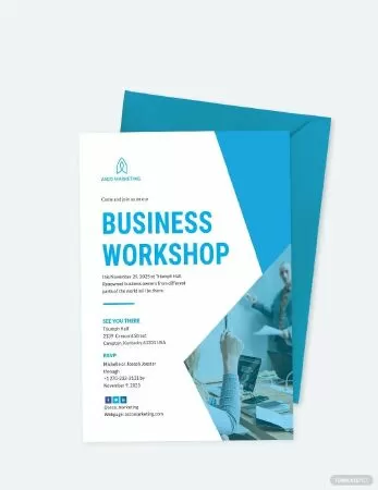 Business Invitation Card Template