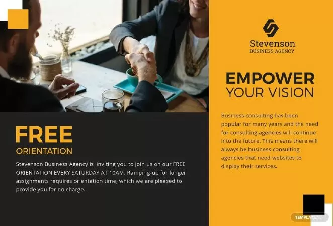 Business Agency Postcard Template
