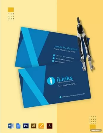 Employment Agency Business Card Template