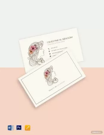 Free Freelance Makeup Artist Business Card Template