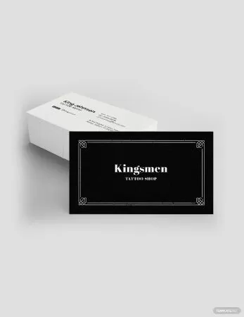 Creative Tattoo Artist Business Card Template