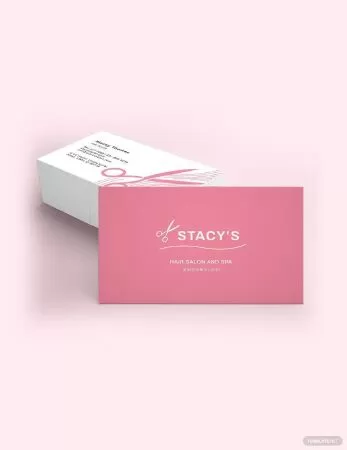 Hair Salon Business Card Template