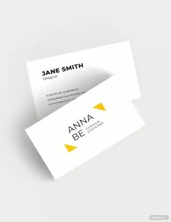 Fashion Designer Business Card Template
