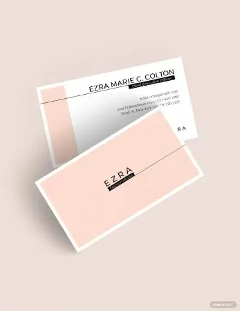 Fashion Business Card Template