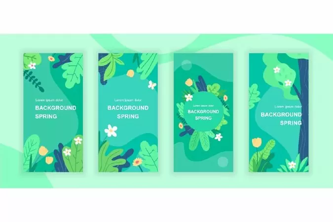 Spring Instagram Stories Social Media Template