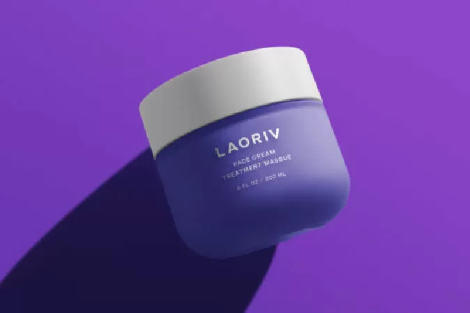 Face Cream Jar Mockup
