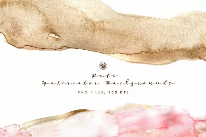 Pale Watercolor Backgrounds