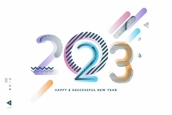 Happy New Year 2023 Greeting Card