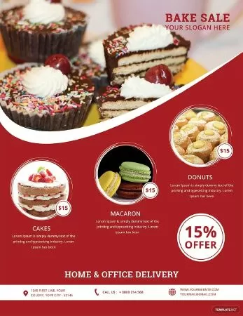 Free Printable Bake Sale Flyer Template