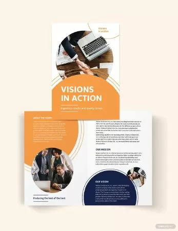Free Proposal Bi-Fold Brochure Template