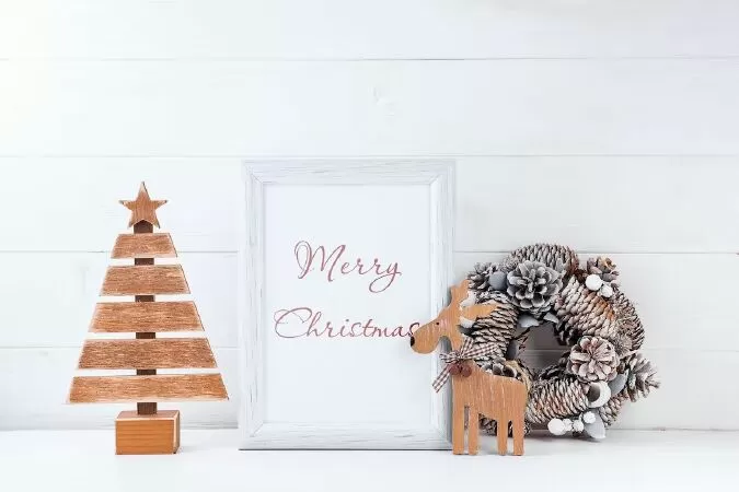 Christmas Frame Mockup