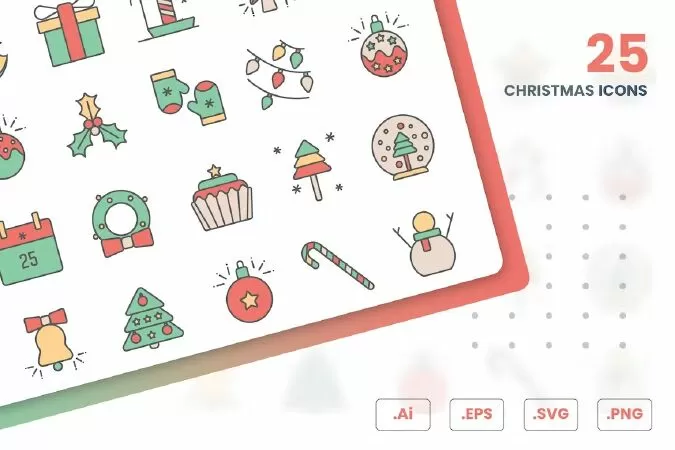 Christmas Icons Set